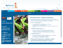 Tablet Screenshot of bemotion.nl